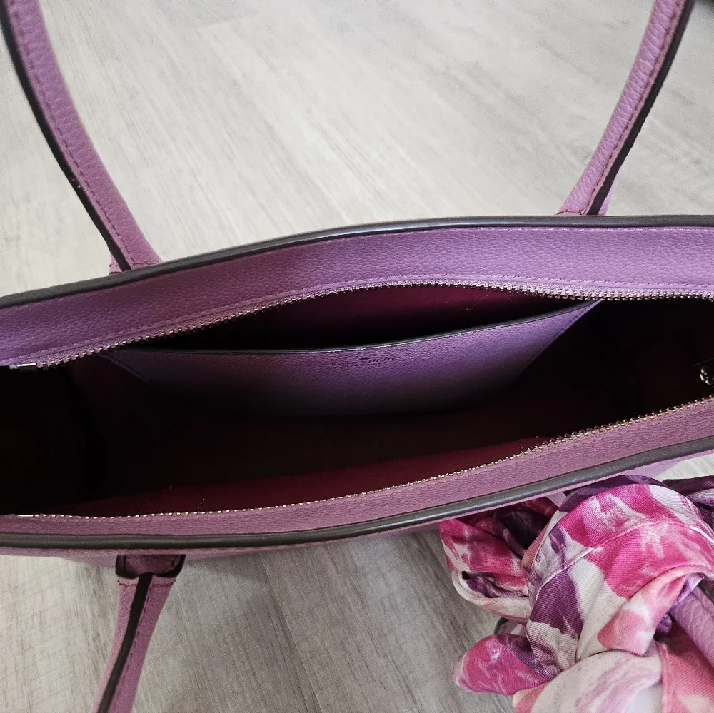 EUC Kate Spade Eva Medium Top Satchel Pink Mauve - Picture 11 of 14